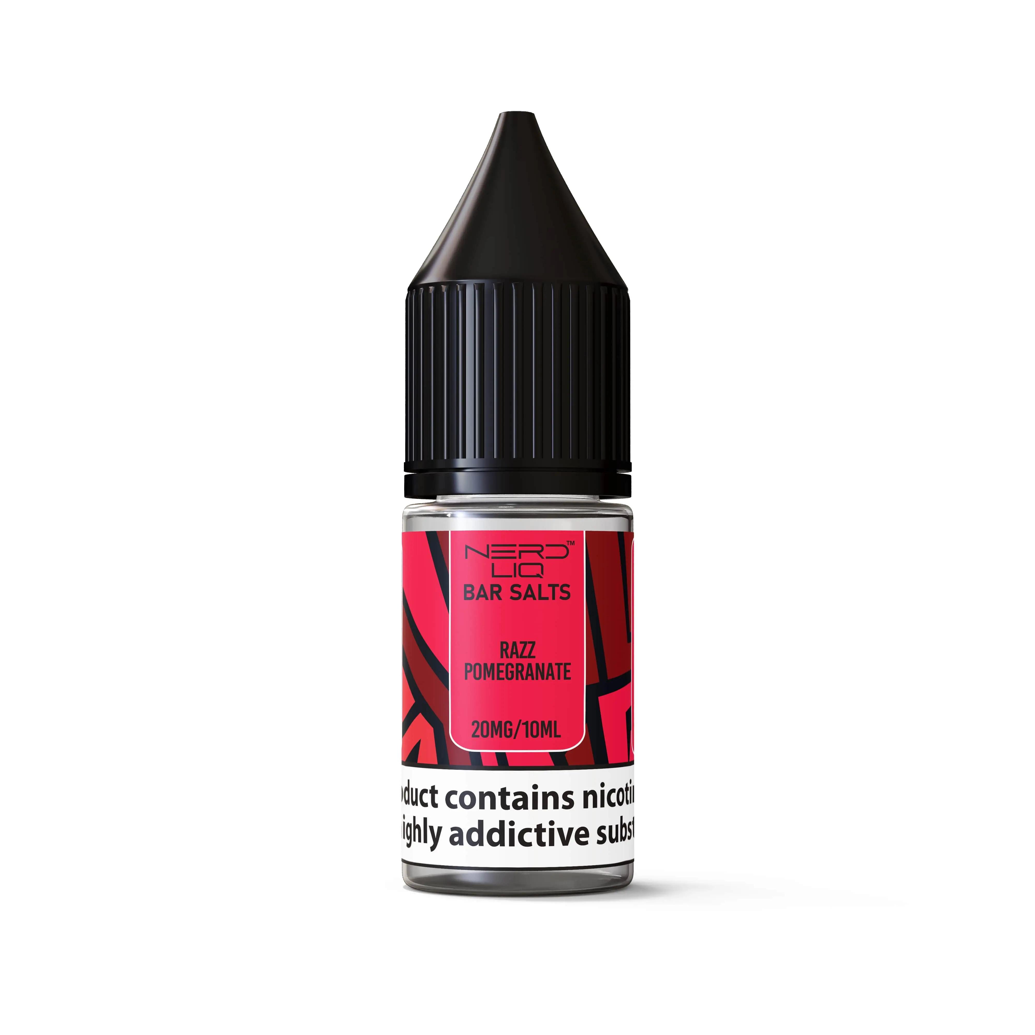 Product Image of Razz Pomegranate Nic Salt E-liquid by Nerd Liq 10ml